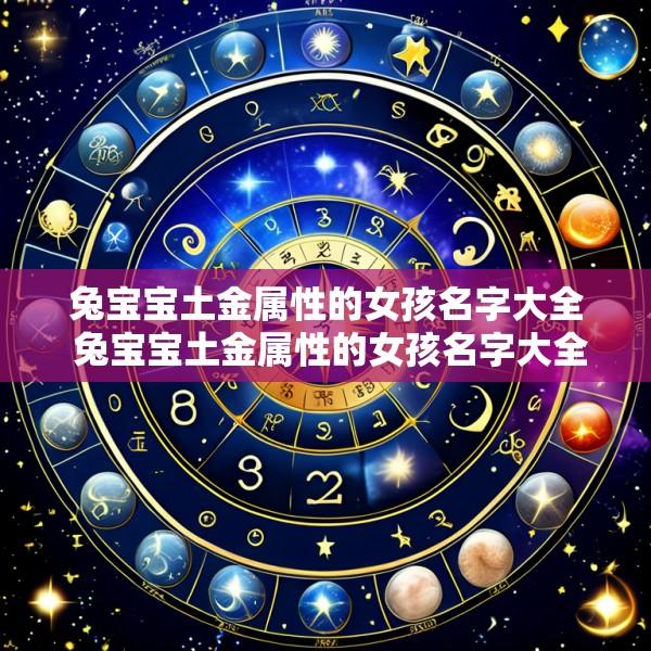 兔宝宝土金属性的女孩名字大全 兔宝宝土金属性的女孩名字大全三个字