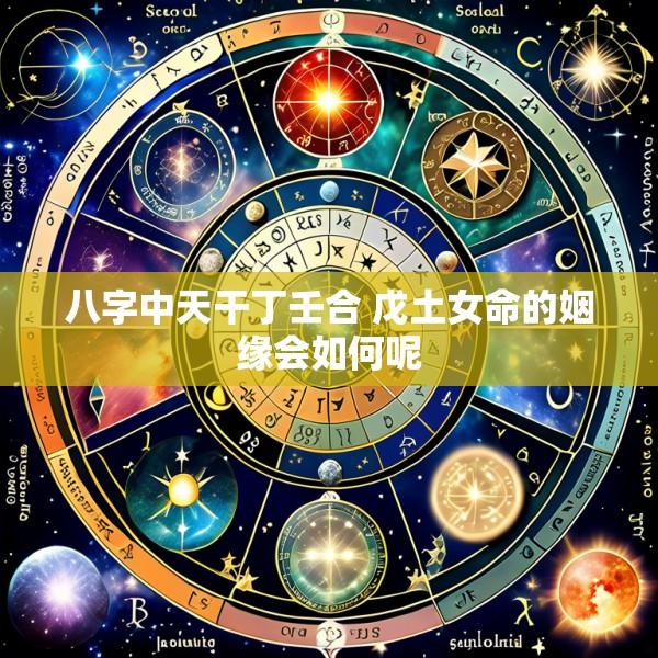 八字中天干丁壬合 戊土女命的姻缘会如何呢