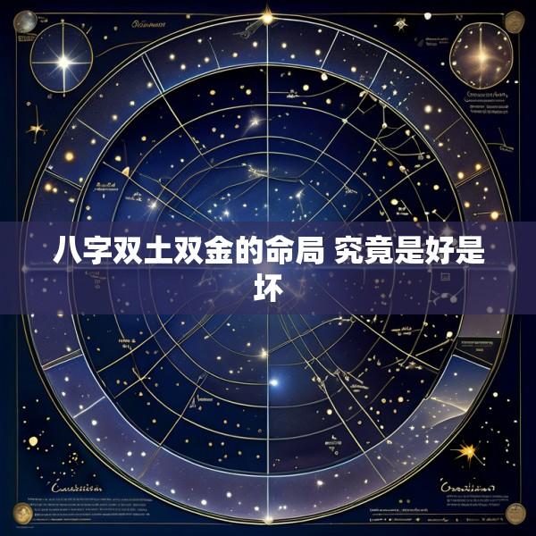 八字双土双金的命局 究竟是好是坏