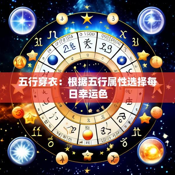五行穿衣：根据五行属性选择每日幸运色