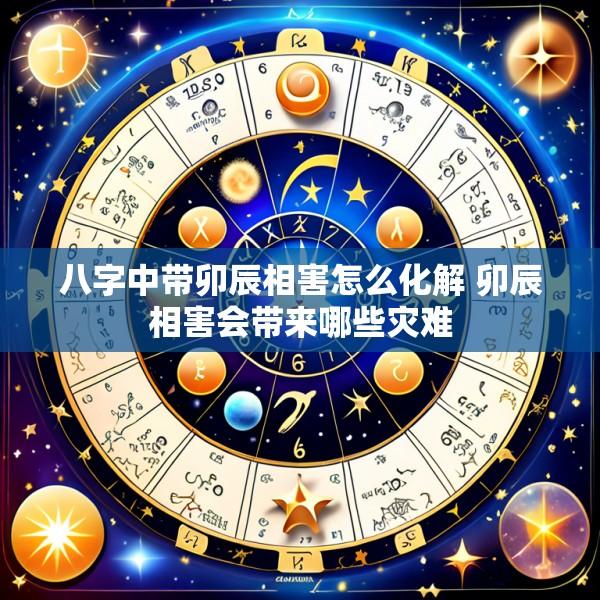 八字中带卯辰相害怎么化解 卯辰相害会带来哪些灾难