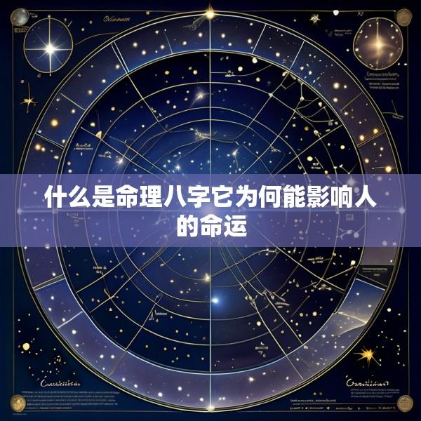 什么是命理八字它为何能影响人的命运