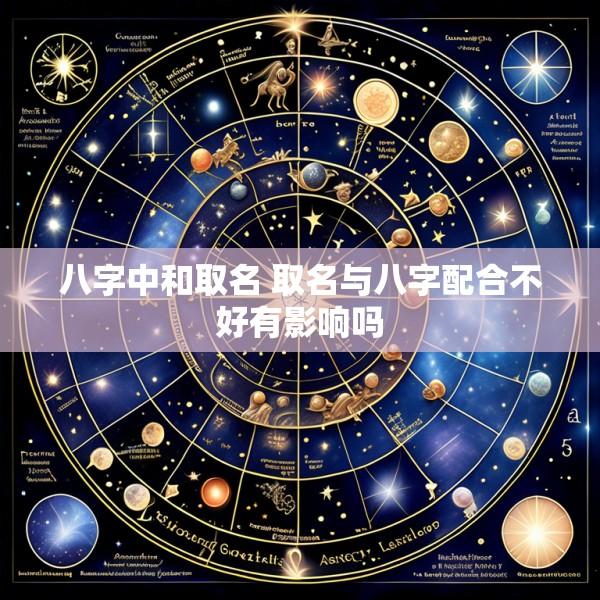 八字中和取名 取名与八字配合不好有影响吗
