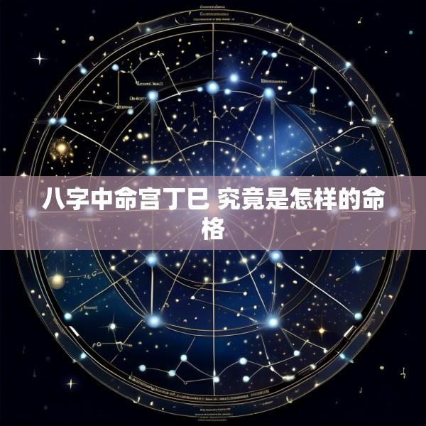 八字中命宫丁巳 究竟是怎样的命格