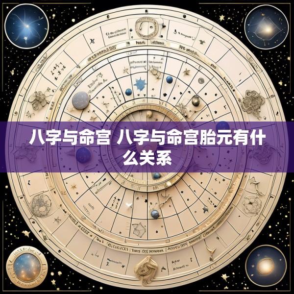 八字与命宫 八字与命宫胎元有什么关系