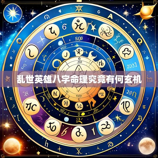 乱世英雄八字命理究竟有何玄机