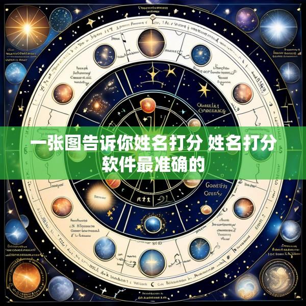 一张图告诉你姓名打分 姓名打分软件最准确的