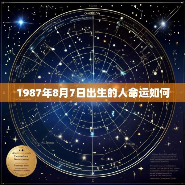 1987年8月7日出生的人命运如何