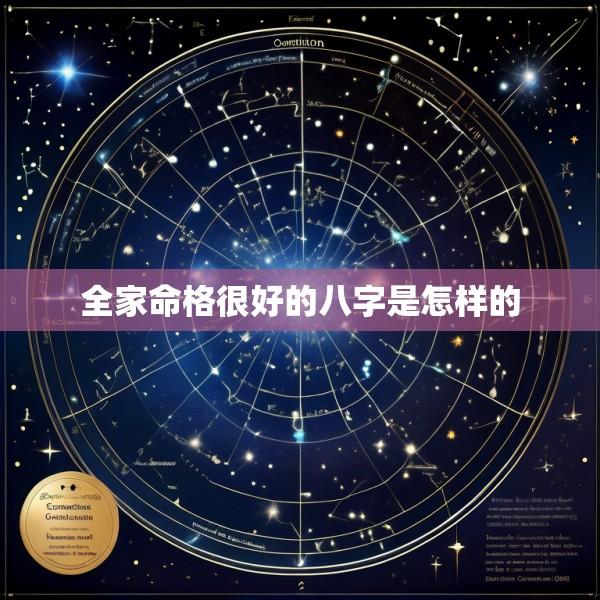 全家命格很好的八字是怎样的