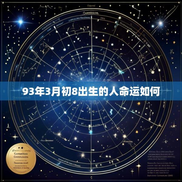 93年3月初8出生的人命运如何