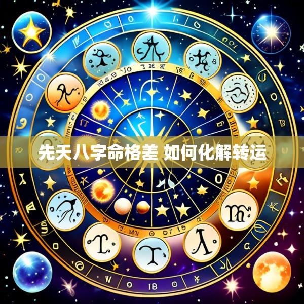 先天八字命格差 如何化解转运