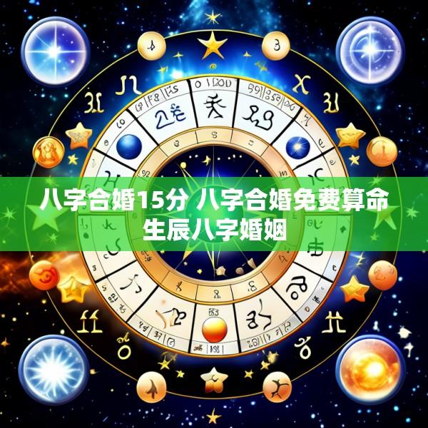 八字合婚15分 八字合婚免费算命生辰八字婚姻