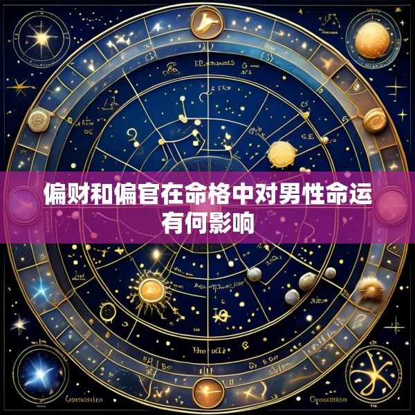 偏财和偏官在命格中对男性命运有何影响
