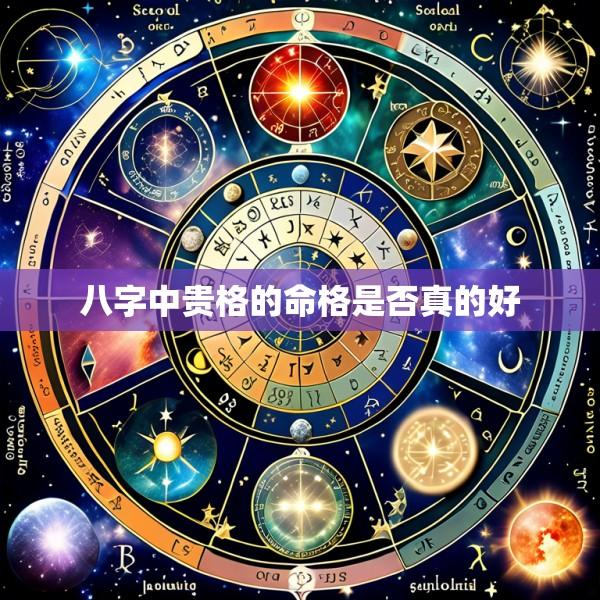 八字中贵格的命格是否真的好