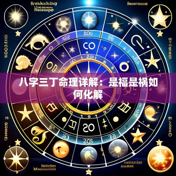 八字三丁命理详解：是福是祸如何化解