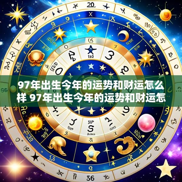 97年出生今年的运势和财运怎么样 97年出生今年的运势和财运怎么样呢