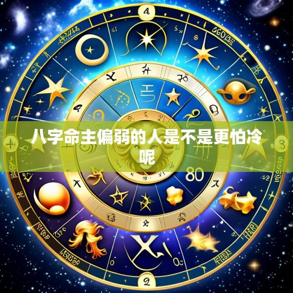 八字命主偏弱的人是不是更怕冷呢