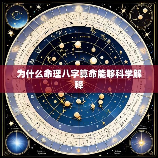 为什么命理八字算命能够科学解释