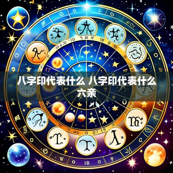 八字印代表什么 八字印代表什么六亲