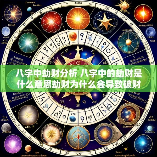 八字中劫财分析 八字中的劫财是什么意思劫财为什么会导致破财