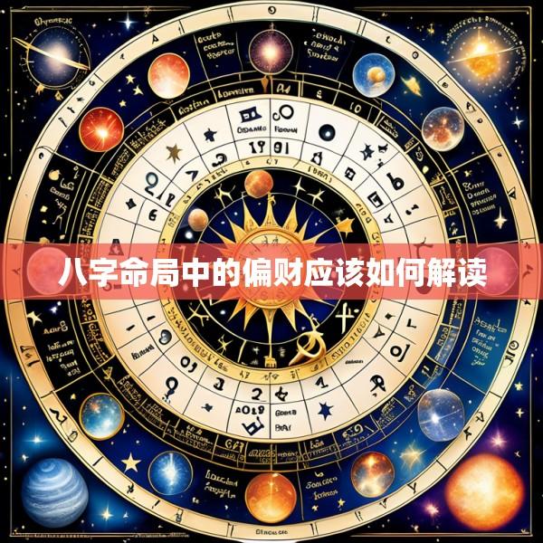 八字命局中的偏财应该如何解读