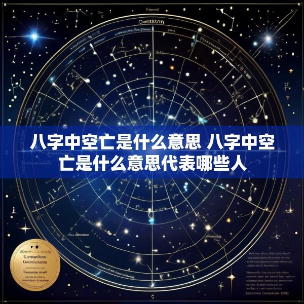 八字中空亡是什么意思 八字中空亡是什么意思代表哪些人