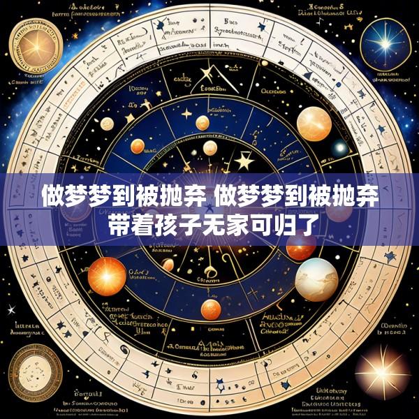 做梦梦到被抛弃 做梦梦到被抛弃 带着孩子无家可归了