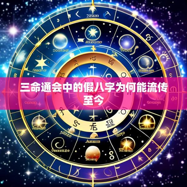 三命通会中的假八字为何能流传至今