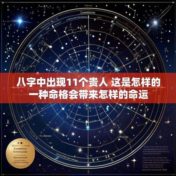 八字中出现11个贵人 这是怎样的一种命格会带来怎样的命运