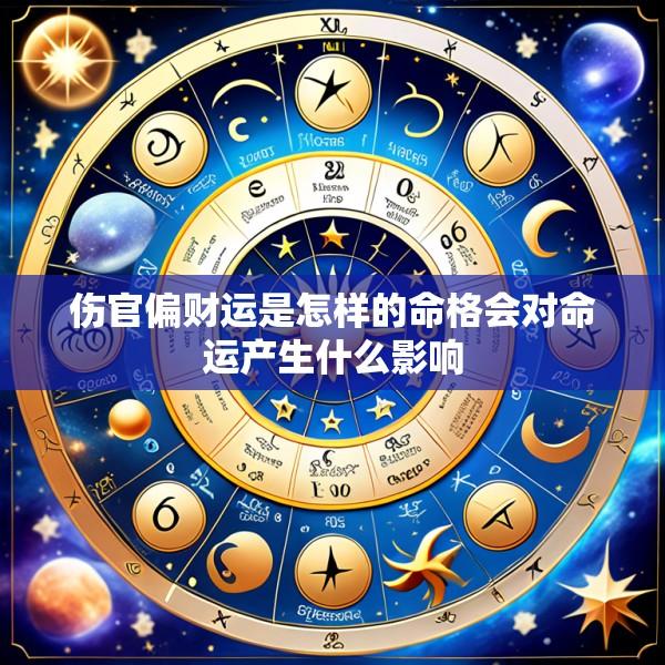 伤官偏财运是怎样的命格会对命运产生什么影响