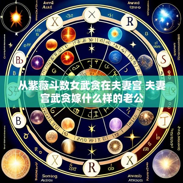 从紫薇斗数女武贪在夫妻宫 夫妻宫武贪嫁什么样的老公