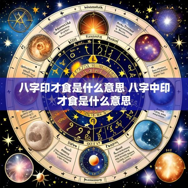 八字印才食是什么意思 八字中印才食是什么意思