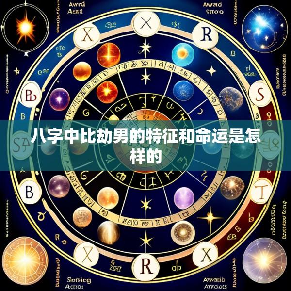 八字中比劫男的特征和命运是怎样的