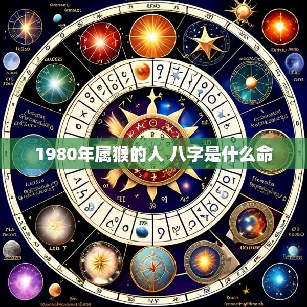1980年属猴的人 八字是什么命