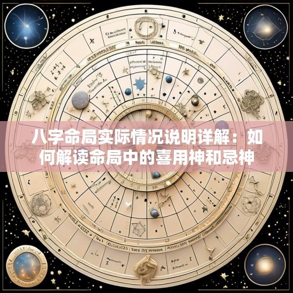 八字命局实际情况说明详解：如何解读命局中的喜用神和忌神