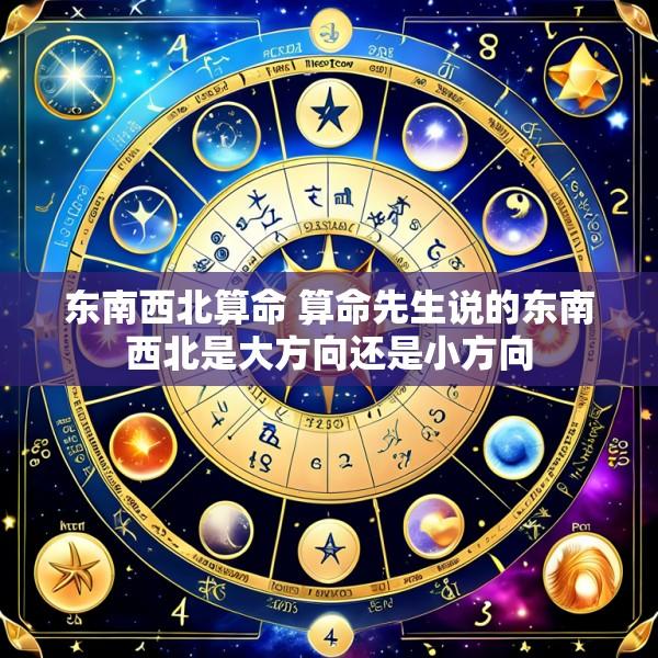 东南西北算命 算命先生说的东南西北是大方向还是小方向