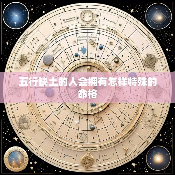 五行缺土的人会拥有怎样特殊的命格