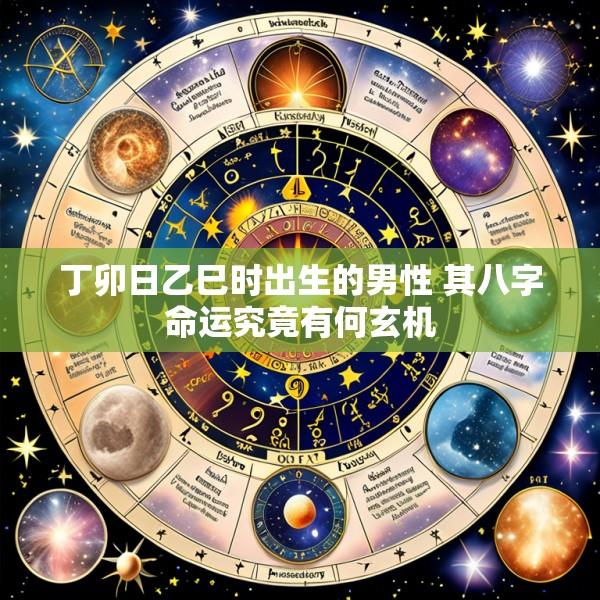 丁卯日乙巳时出生的男性 其八字命运究竟有何玄机