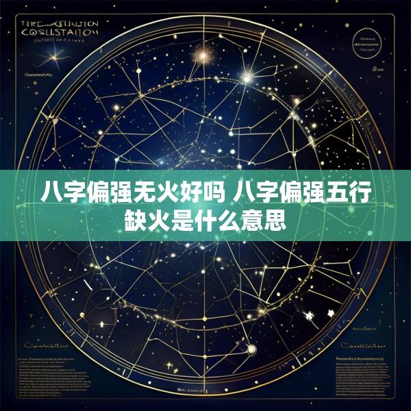 八字偏强无火好吗 八字偏强五行缺火是什么意思