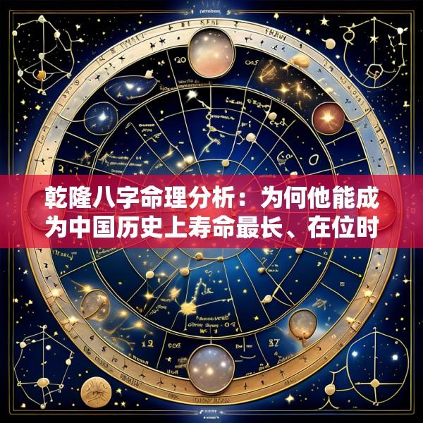 乾隆八字命理分析：为何他能成为中国历史上寿命最长、在位时间最长的皇帝