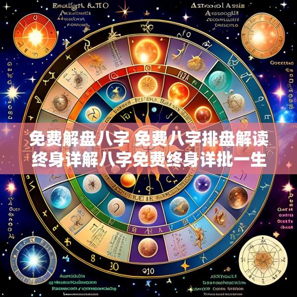 免费解盘八字 免费八字排盘解读终身详解八字免费终身详批一生精准