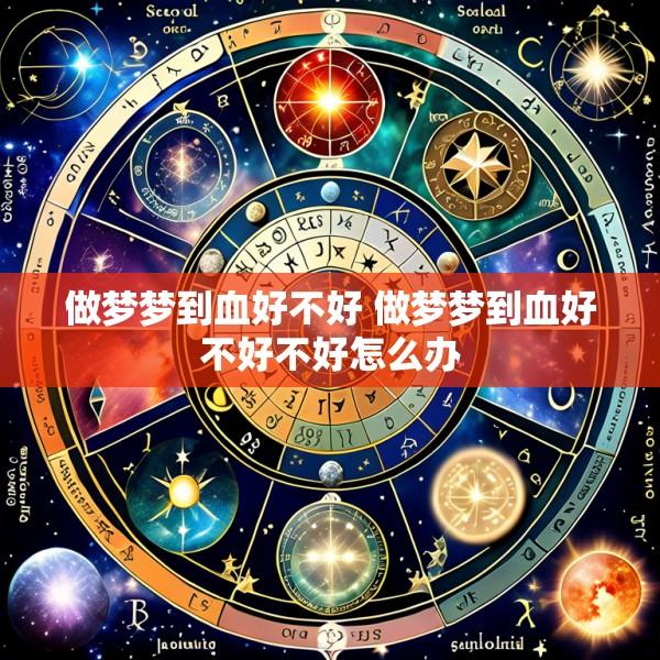 做梦梦到血好不好 做梦梦到血好不好不好怎么办