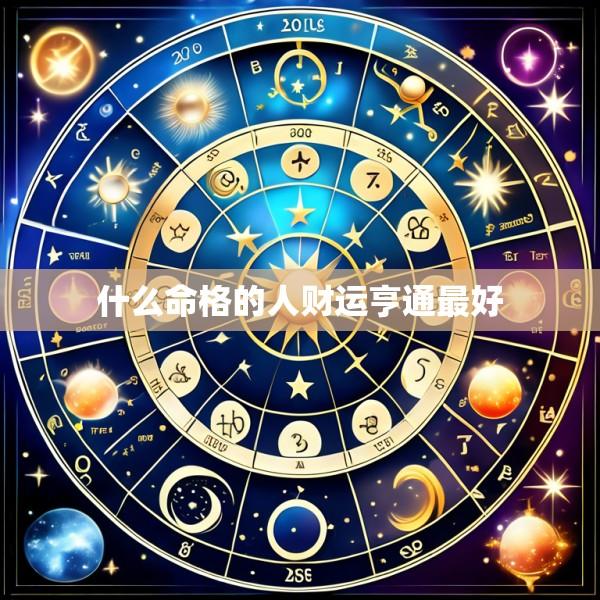 什么命格的人财运亨通最好