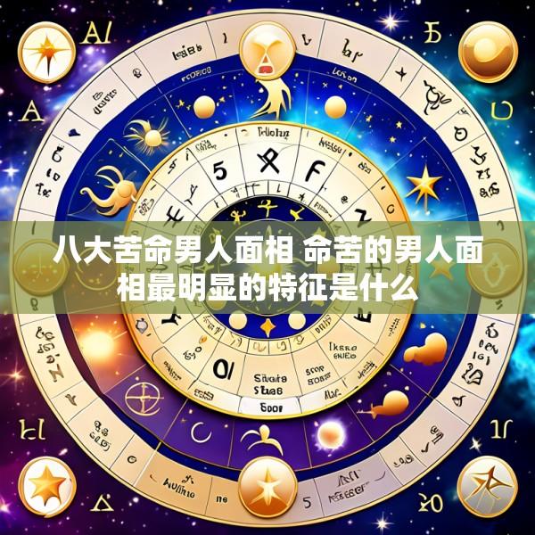 八大苦命男人面相 命苦的男人面相最明显的特征是什么