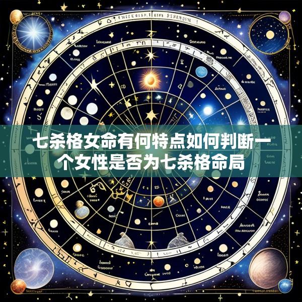七杀格女命有何特点如何判断一个女性是否为七杀格命局