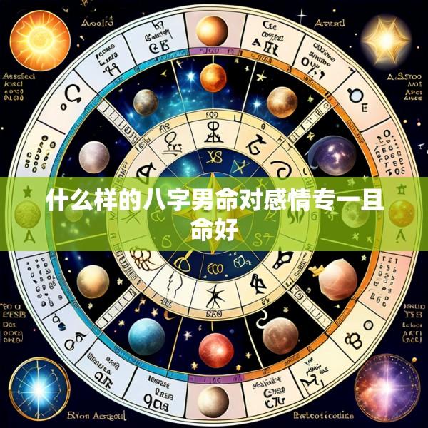 什么样的八字男命对感情专一且命好