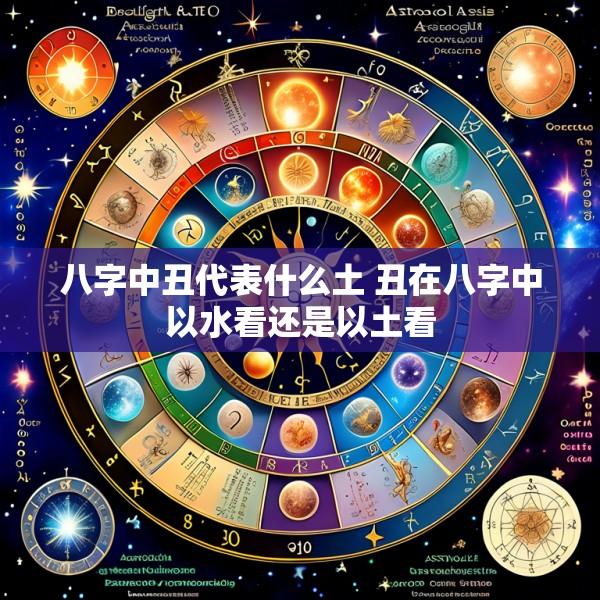 八字中丑代表什么土 丑在八字中以水看还是以土看