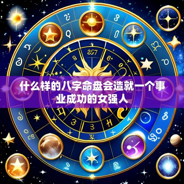 什么样的八字命盘会造就一个事业成功的女强人