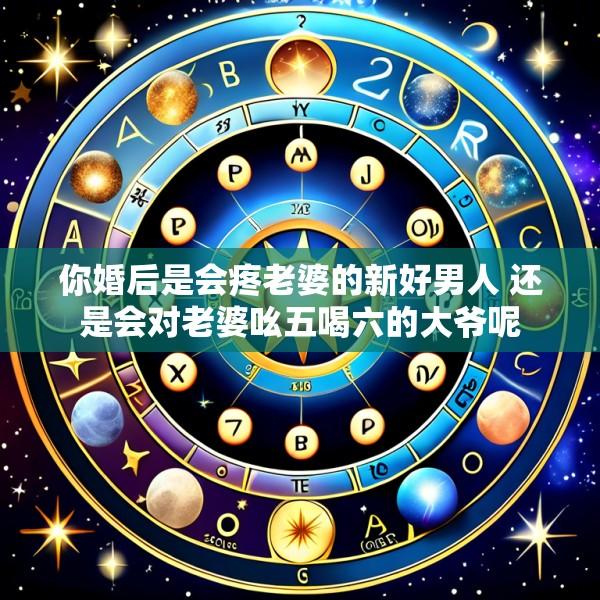 你婚后是会疼老婆的新好男人 还是会对老婆吆五喝六的大爷呢