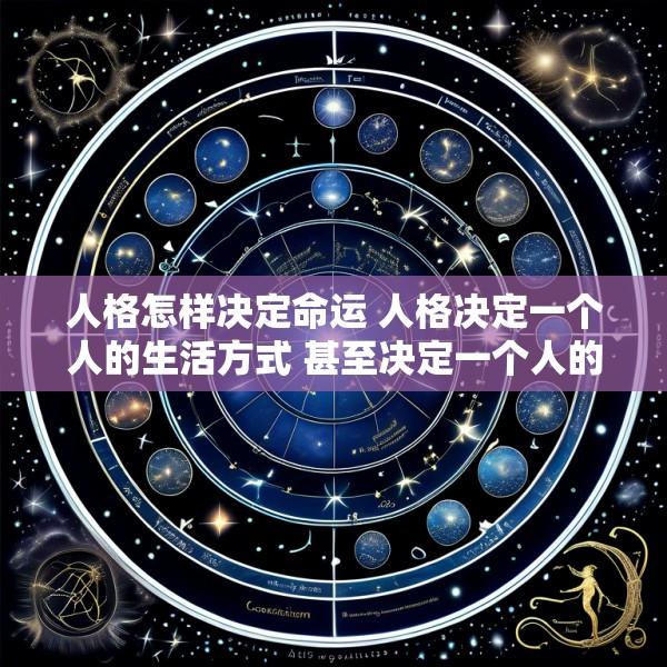 人格怎样决定命运 人格决定一个人的生活方式 甚至决定一个人的命运